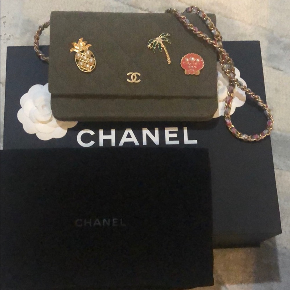 Chanel Coco Cuba Collection wallet on a chain